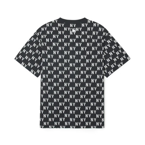 ÁO MLB MONOGRAM NEWYORK NY BLACK T-SHIRT