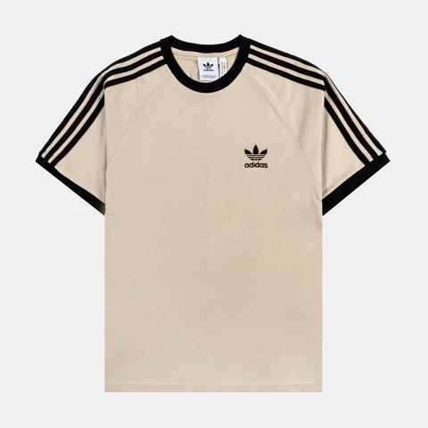 ÁO THUN ADIDAS ADICOLOR CLASSICS 3 STRIPE SHORT SLEEVE BEIGE T-SHIRT