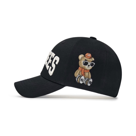 Mũ MLB Mega Bear 5 Panel Structure Ball Cap New York Yankees NY Black - Mũ lưỡi trai, nón kết màu đen