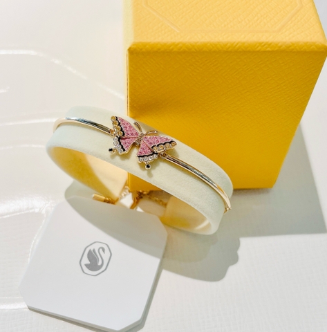 SWAROVSKI Idyllia bracelet (Butterfly, Multicolored, Gold-tone plated) - Vòng/lắc tay pha lê, hoạ tiết bướm - JEWELRY