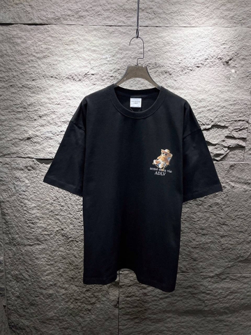 ÁO ADLV BEACH BEAR SHORT SLEEVE T-SHIRT BLACK - Áo thun cổ tròn tay lỡ màu đen