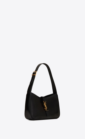 TÚI YSL LE 5 A7 HOBO BAG BLACK (size 23x16cm)