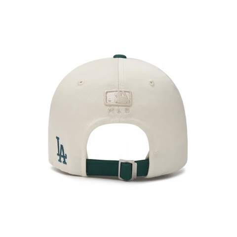 Mũ MLB Lettering color scheme unstructured ball cap Dodgers Los Angeles Green - Mũ lưỡi trai, nón kết phối màu xanh lá