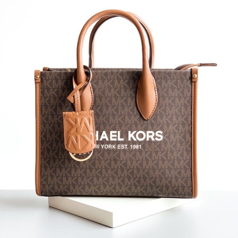 Túi MK Michael Kors Mirella Small Crossbody Tote Bag Brown