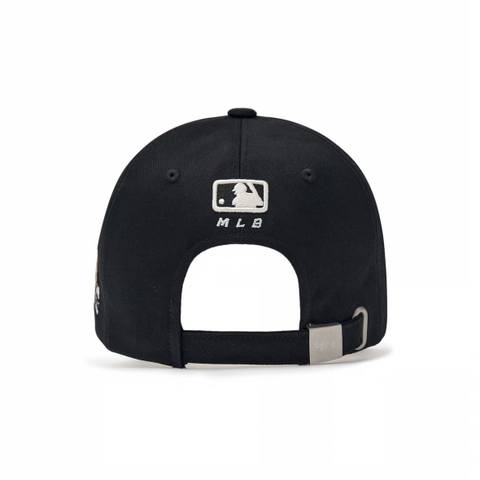 Mũ MLB Mega Bear 5 Panel Structure Ball Cap New York Yankees NY Black - Mũ lưỡi trai, nón kết màu đen