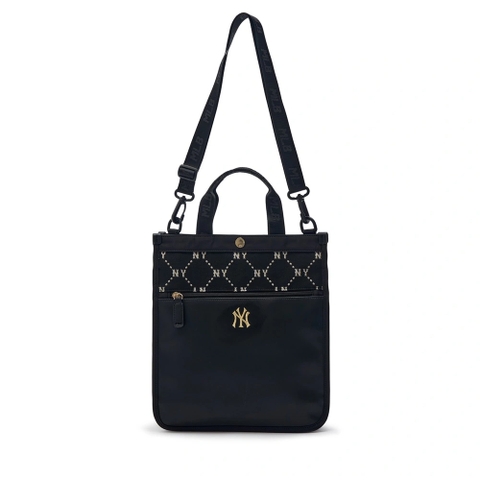 Túi MLB Korea Diamond Monogram Sub crossbody tote Bag New York Yankees Black