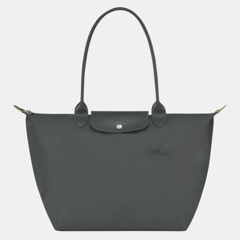 LARGE SIZE - TÚI LONGCHAMP LE PLIAGE GREEN L TOTE BAG - GRAPHITE - Túi xách màu xám than chì