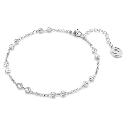 SWAROVSKI Remix Collection strand (Round cut, White, Rhodium plated) - Vòng, lắc tay, pha lê trắng - JEWELRY BRACELET