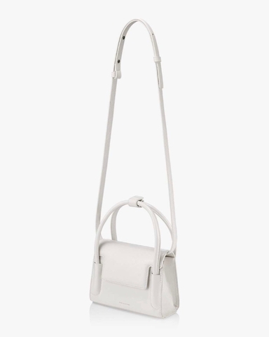 FIND KAPOOR MARTY BAG 18 (18x12x7cm) CRINKLED - IVORY - Túi đeo chéo, quai xách, màu trắ