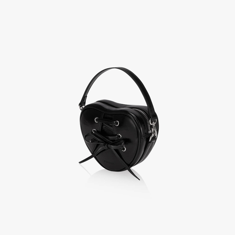 TÚI FIND KAPOOR RIBBON TIE HEART BAG - BLACK ĐEN