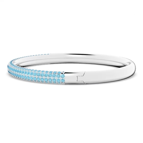 SWAROVSKI Dextera bangle (Blue, Stainless Steel) - Vòng/lắc tay pha lê xanh - JEWELRY BRACELET