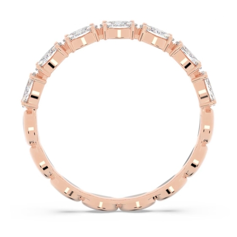 SWAROVSKI Vittore ring (Marquise cut, White, Rose gold-tone plated) - RINGS - Nhẫn pha lê cắt giọt - SWAROVSKI JEWELRY