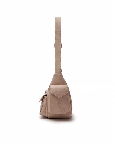 MLB Multi-pocket cargo crossbody / shoulder bag New York Yankees Pink - Túi xách, đeo vai màu hồng