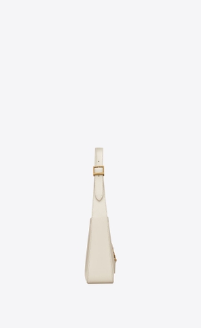 TÚI YSL SOLFERINO SMALL BLANC VINTAGE HOBO BAG (size 19x13cm)