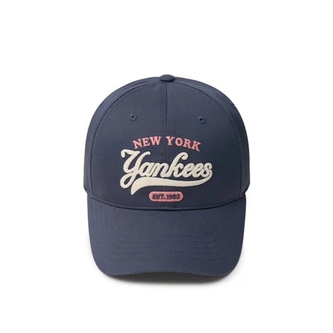 MŨ MLB Lettering Unstructured Ball Cap NY NEW YORK YANKEES