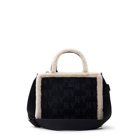 Túi MLB Monogram Mustang Tote Bag New York Yankees Black