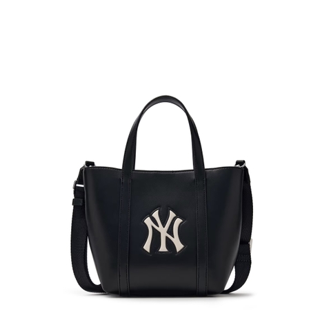 Túi MLB Basic PU Window Tote Crossbody Bag New York Yankees NY Black - Túi xách, đeo chéo, chất da PU, màu đen