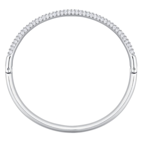 SWAROVSKI Dextera bangle (White, Stainless Steel) - Vòng/lắc tay pha lê trắng - JEWELRY BRACELET