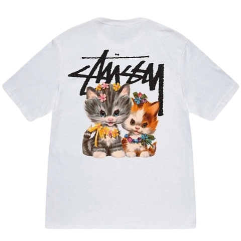 ÁO THUN STUSSY KITTENS WHITE T-SHIRT
