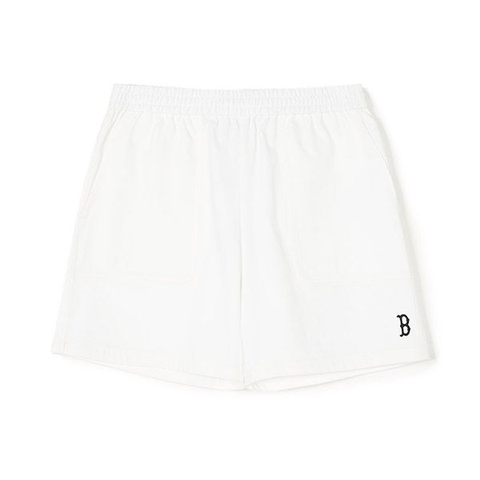 Quần Short Nữ MLB Boston Red Sox 3FSMB0143-43IVS Màu Trắng
