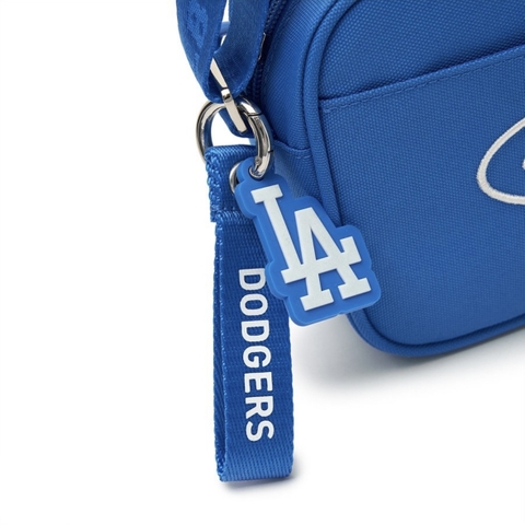 Túi MLB Varsity Camera Cross Bag LOS ANGELES DODGERS Blue - Túi đeo chéo màu xanh
