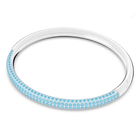SWAROVSKI Dextera bangle (Blue, Stainless Steel) - Vòng/lắc tay pha lê xanh - JEWELRY BRACELET