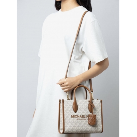 Túi MK Michael Kors Mirella Small Crossbody Tote Bag Vanilla