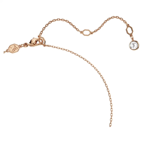 SWAROVSKI Hyperbola pendant (Pavé, Infinity, White, Rose gold-tone plated) - Dây cổ, dây chuyền hình vô cực - JEWELRY NECKLACE