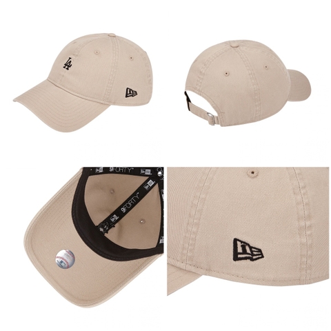 CHÍNH HÃNG - NEW ERA BASIC BALL CAP - BLACK/GREY/BEIGE - NY/LA - Mũ lưỡi trai, nón kết màu đen/xám/be