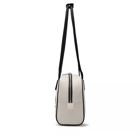 Túi MLB Varsity Cursive Denim Shoulder Bag LA Dodgers White - Túi xách, đeo vai màu trắng