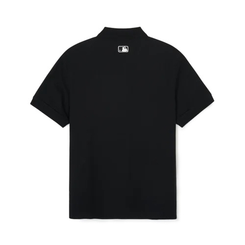 ÁO MLB BASIC WHITE BLACK SHIRT POLO