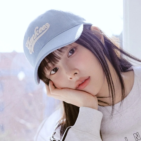 Mũ MLB Culsive Lettering Denim Unstructured Ball Cap New York Yankees Blue