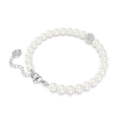 SWAROVSKI Remix Collection strand (White, Rhodium plated) - Vòng/lắc tay ngọc trai pha lê - SWAROVSKI - JEWELRY