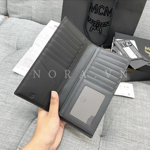 MCM Ví dài gập basic - BLACK / BROWN
