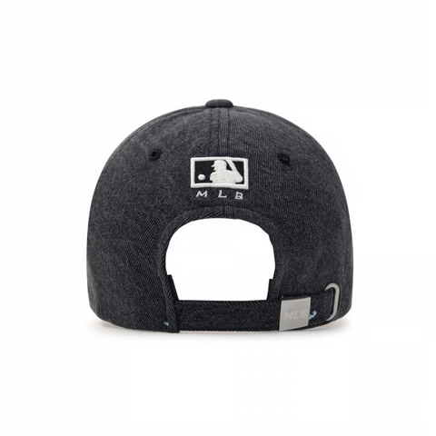 MLB Denim Coopers Unstructured Ball Cap New York Yankees NY BLACK - Mũ lưỡi trai, nón kết màu đen