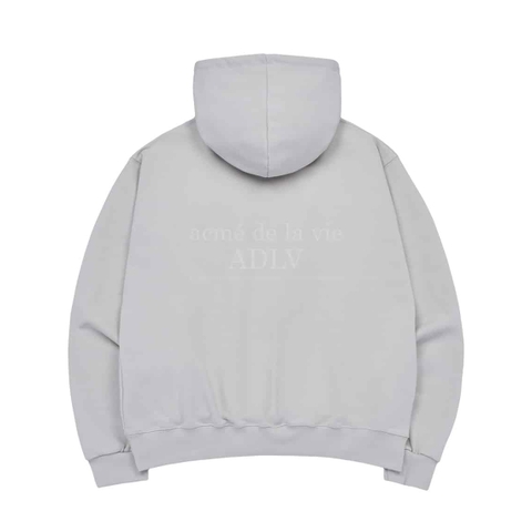 ÁO ADLV THREE BOUCLEBEAR HOODIE GREY (mặt sau trơn)