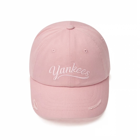 Mũ MLB Vintage Cultive Unstructured Ball Cap New York Yankees Pink - Mũ lưỡi trai, nón kết màu hồng