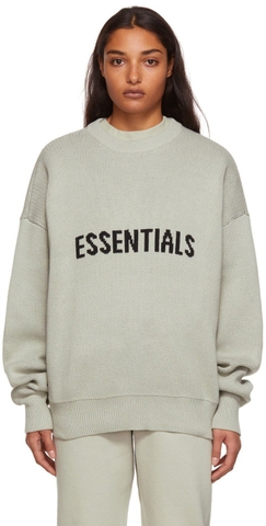 ÁO ESSENTIALS KNIT CONCRETE SWEATSHIRT