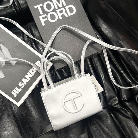 TÚI ĐEO CHÉO TELFAR SILVER