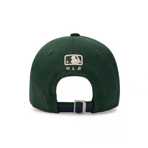 CHÍNH HÃNG - MLB Boston Red Sox Varsity Lettering Colorblock Unstructured Ball Cap - Mũ lưỡi trai nón kết tone xanh