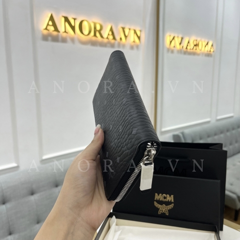 MCM ZIP BLACK VÍ DÀI ĐEN