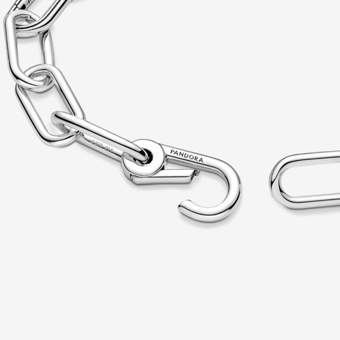 Pandora ME Medium-Link Chain Bracelet (Silver Sterling) - Vòng/lắc tay bạc 925, dáng mắc xích, có thể đeo thêm charm, màu bạc trắng
