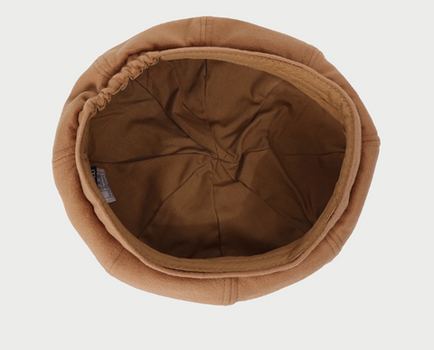 MŨ BERET WHOAU BROWN - MŨ NỒI MÀU NÂU