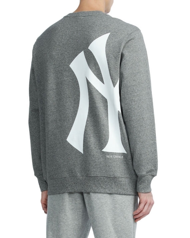 ÁO NEW ERA LOGO PATCH BIGLOGO SWEATSHIRT NEYAN GREY