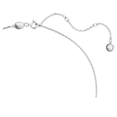 SWAROVSKI Swan pendant (Swan, White, Rhodium plated) - Dây cổ, dây chuyền thiên nga trắng - JEWELRY NECKLACE