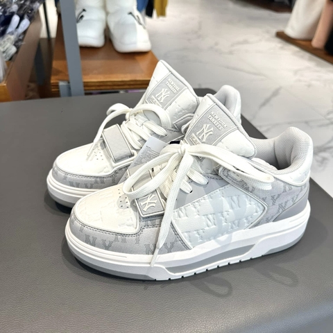 Giày MLB Chunky Liner Mid Classic Monogram New York Yankees