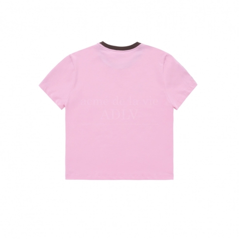 ÁO ADLV CIRCLE SYMBOL TRACK CROP PINK HỒNG