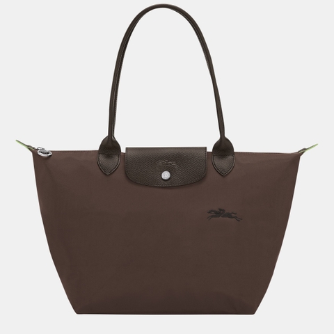 CHÍNH HÃNG - MEDIUM SIZE - TÚI LONGCHAMP LE PLIAGE GREEN M TOTE BAG - MOCHA/MOKA - Túi xách, đeo vai màu nâu đất