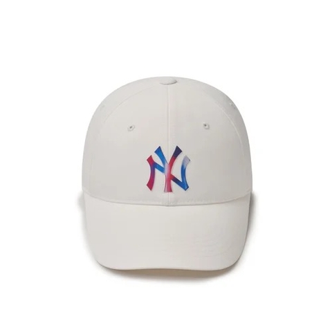 Mũ MLB Luxleisure New York Yankees Ball Cap Logo Ánh Kim Màu Trắng