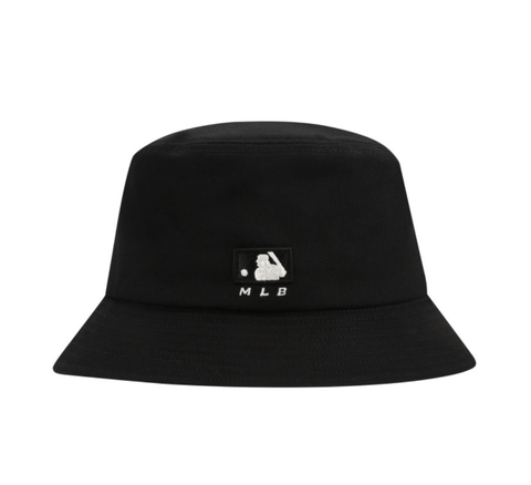[SALE] Mũ MLB Bucket Logomania LA Dodgers Black - Mũ vành tròn màu đen